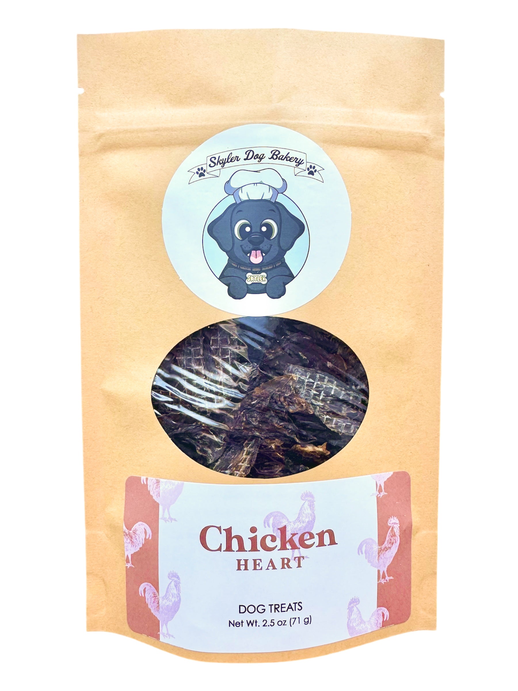 Chicken Heart Dehydrated Dog Treats Skyler Dog Bakery