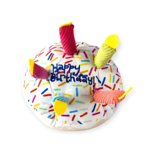 Birthday Cake Dog Toy
