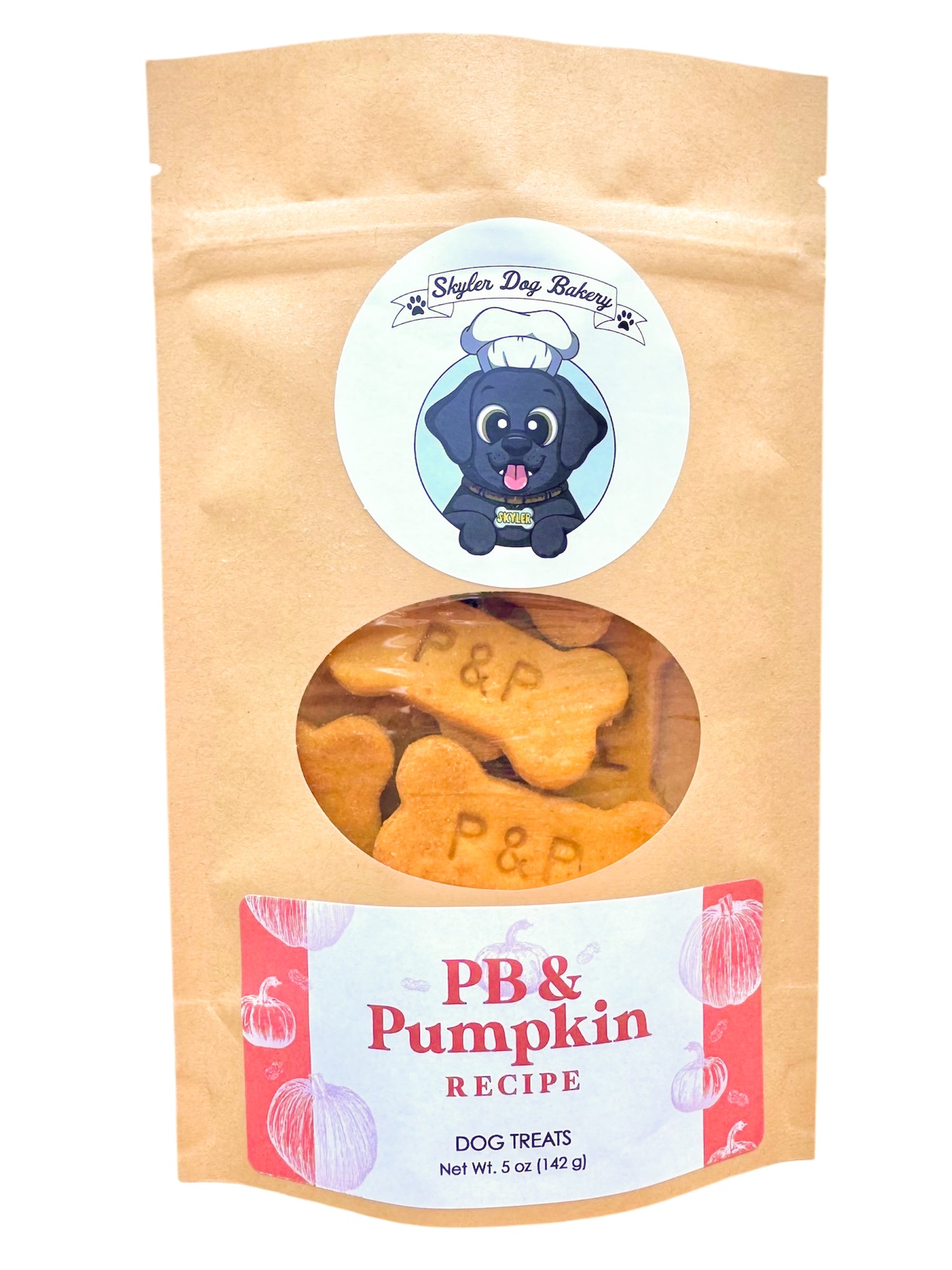 Peanut Butter and Pumpkin Cookies - Dog Treats