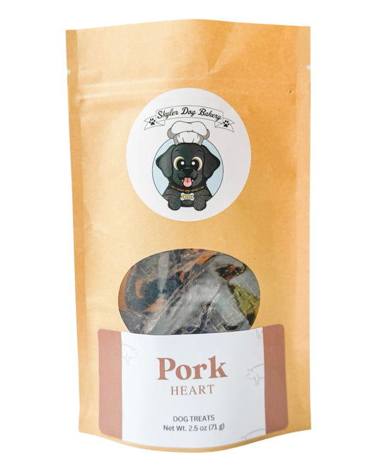 Pork Heart - Dehydrated Dog Treats