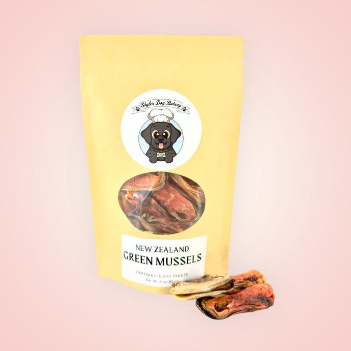 Single Ingredient Dog Treats - Dehydrated New Zealand Green Lipped Mussels